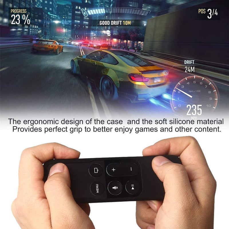 Lambcare Case Compatible with Apple TV 4K/ 4th Gen Remote Light Weight Anti-Slip Shock Proof Silicone Cover for Controller for Apple TV Siri Remote - Chartreuse - Image 5